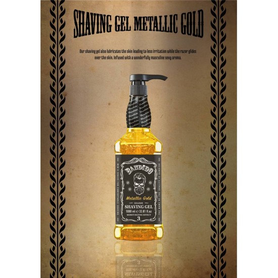 Bandido Shaving Gel Mettalic Gold Exclusive 1lt